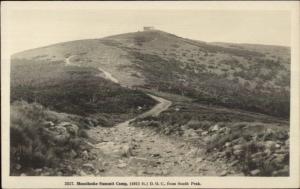 Shorey #2317 Moosilauke Summit Camp White Mtns NH Real Photo Postcard