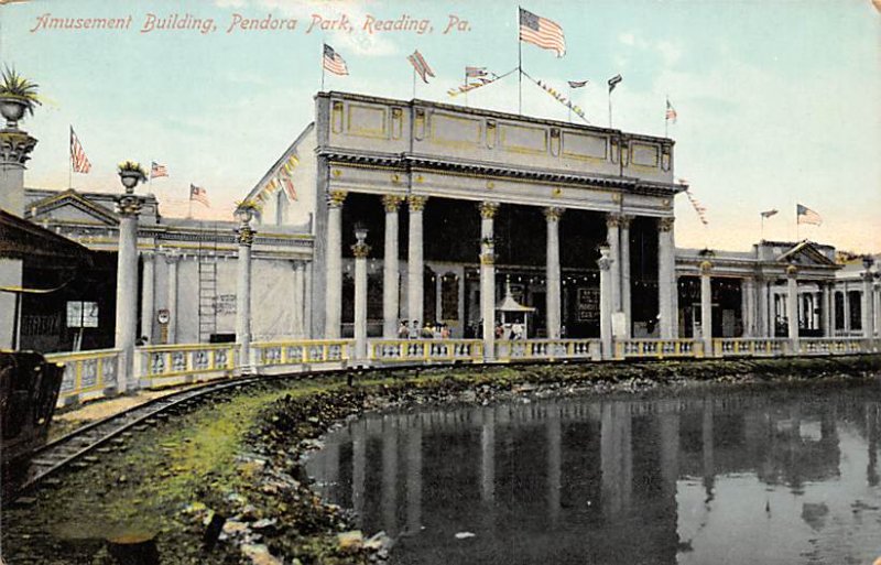 Amusement Building, Pendora Park Reading, Pennsylvania PA  