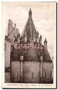 Old Postcard Fontevrault L & # 39Abbaye La Tour d & # 39Evrault