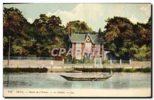 Old Postcard Sens Edges of I & # 39Yonne The chalet