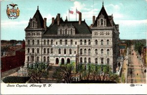 State Capitol Albany New York Ny Antique Divided Back Unp Vintage Postcard