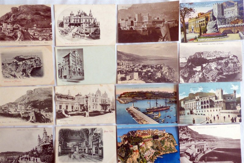 BU142 - Monaco - 75 Topographical postcards 
