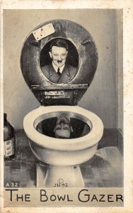 G32/ Patriotic Postcard c1910 Anti-Hitler WWII Toilet Bowl Gazer 22