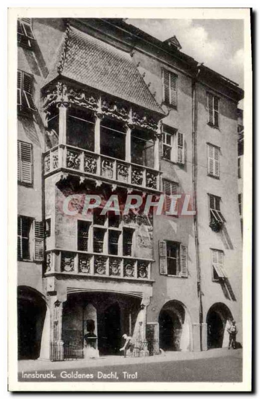 Old Postcard Innsbruck Tirol Goldenes Dachl