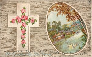 Vintage Postcard 1915 All Easter Joy Be Yours Holiday Special Celebration Wishes