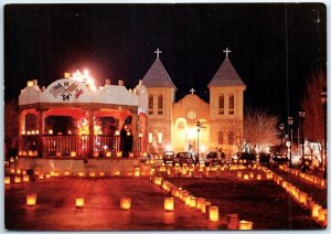 Postcard - San Albino Church, Mesilla, New Mexico, USA