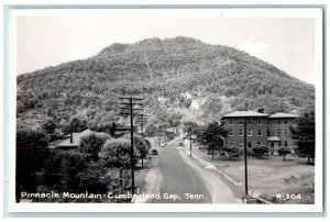 Cumberland Gap Tennessee TN Postcard RPPC Photo Pinnacle Mountain Cars Cline