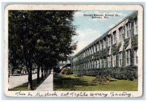 1919 Chicago Kenosha Hosiery Co. Exterior Building Kenosha Wisconsin WI Postcard