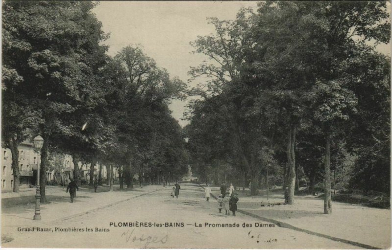 CPA PLOMBIERES-les-BAINS - La promenade des dames (119698)