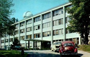 CAMBRIDGE, MA ~ Smithsonian ASTROPHYSICAL OBSERVATORY c1960s Cars VW Postcard