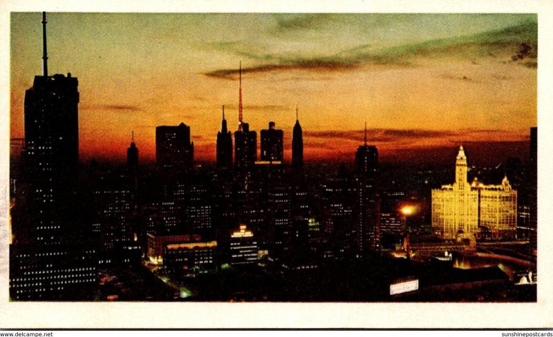 Illinois Chicago Skyline Chevrolet Travel Card