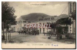 Old Postcard Le Mont Dore Train Station