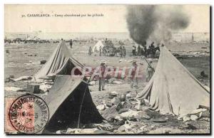 Old Postcard Camp Casablanca abandoned by looters Morocco Campaign 1907 1908 ...