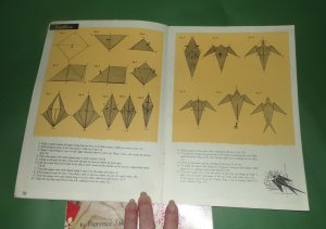 Vtg 1964 Origami Books 2 3 Japanese Paper-Folding Sakade Whale Bird Frog Penguin