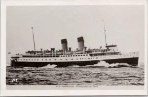 SS 'Princess Marguerite' Ship Unused Gowen Sutton RPPC Postcard F94