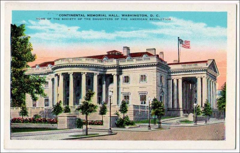 Continental Memorial Hall, Washington DC