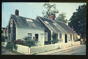 Provincetown, Massachusetts/MA Postcard, Oldest House, Cape Cod