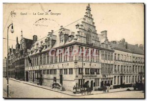 Old Postcard Belgium Ghent St Georges Court