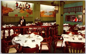 Washington D.C., 1968 O'Donnell's Seafood Grills Restaurant Interior, Postcard