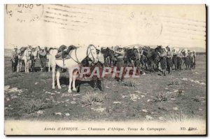 Old Postcard Army Armee d & # 39Afrique Hunters d & # 39Afrique campaign Held