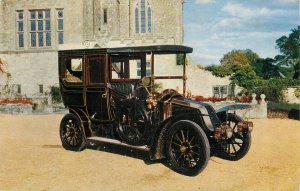 Transportation themed postcard Montagu museum Renault 1906