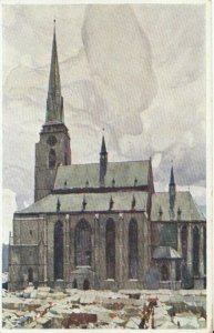 Czech Republic Postcard - Jaroslav Setelik - Plzen - Chram sv.BartolomejeTZ12056
