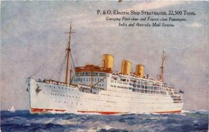 CPA AK P. O. Electric ship STRATHAIRD SHIPS (703931)