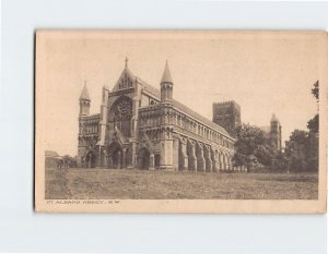 Postcard South West St Albans Abbey St Albans England