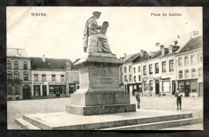 dc1072 - WAVRE Belgium 1910s Place du Sablon Postcard