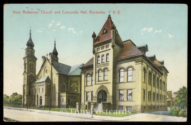 Holy Redeemer Church and Concordia Hall