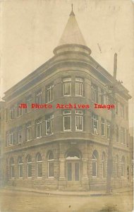 WV, Piedmont, West Virginia, RPPC, First National Bank Building, 1907 PM