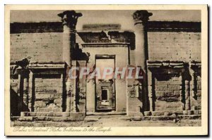 Postcard Ancient Egypt Egypt Thebes Habu Entrance to the Temple