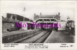 Sussex Postcard - East Grinstead The Second Railway Station   RS37988