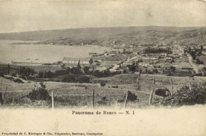 chile, PENCO, Panorama (1900s) Postcard (1)