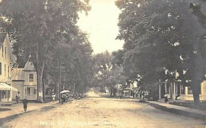 Bingham ME Main Street Confectionery Store Bicycles Horse & Wagon RPPC