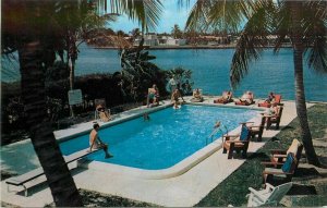 Casa Glamaretta Apartments pool Ft Lauderdale Florida Dexter Postcard 10578