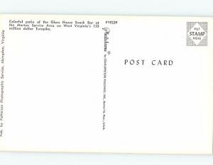 Pre-1980 SNACK BAR ON MORTEN TURNPIKE Burnwell - Powellton & Beckley WV B8866@