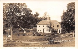 Whittier Birthplace - Haverhill, Massachusetts MA