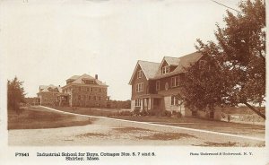 Shirley MA Industrial School For Boys Cottages Underwood & Underwood RPPC