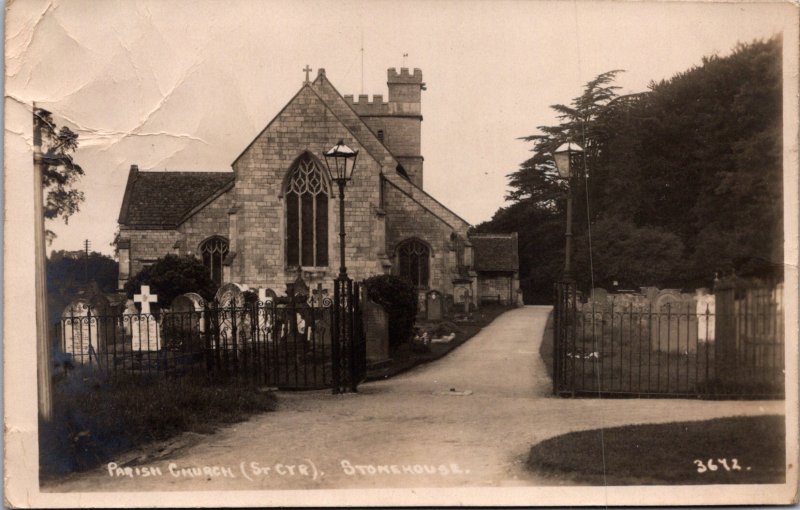 St Cyr Parish Church Stonechovse UK graveyard Cemetery 