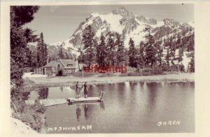 RPPC MT. SHUKSAN Boren photo NORTH CASCADES NATIONAL PARK WASH two women on dock