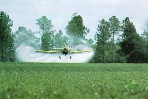 Close Dive- Crop Dusting