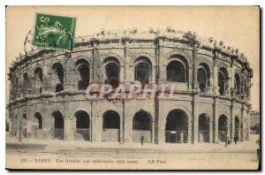 Postcard Old Nimes the outer west coast view Arenes