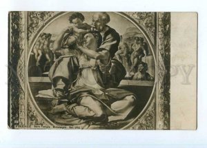 245847 Holy Family MADONNA Jesus by Michelangelo vintage PC