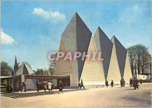 Postcard Modern Brussels World Fair Pavilion