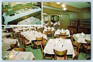 Aurora Illinois IL Postcard Hi-Way Lounge And Steak House Restaurant Dual View