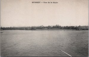 Australia Sydney Vue de la Rade  Vintage Postcard C104