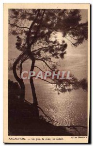 Old Postcard Arcachon Le Pin Sea Sun