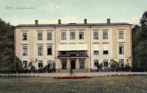 Ovesholms Palace Slott Skane Sweden 1910c postcard