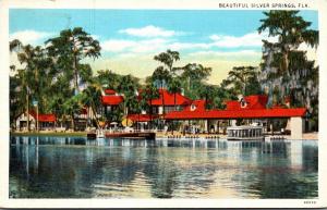 Florida Silver Springs Boat Docks 1937 Curteich